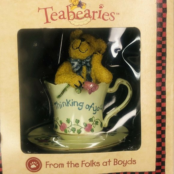Boyds Bear Teabearies Wink Teabearie Thinking of u - Picture 8 of 10